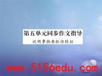 写作《说明事物要抓住特征》ppt课件1